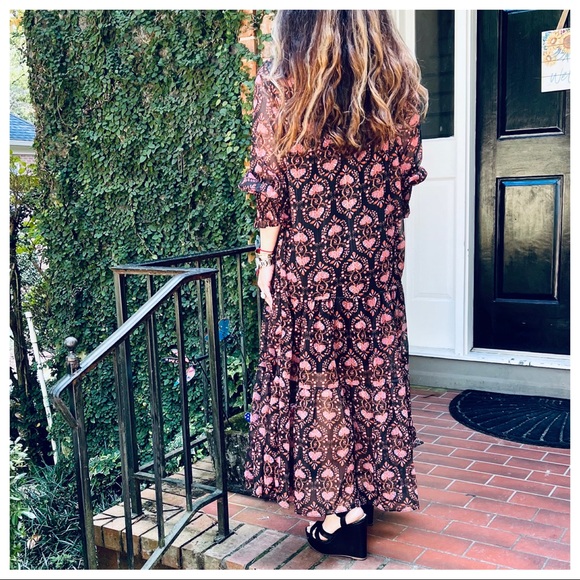 #26 Beautiful Paris Boho chic fully lined stylish maxi dress - Picture 6 of 7